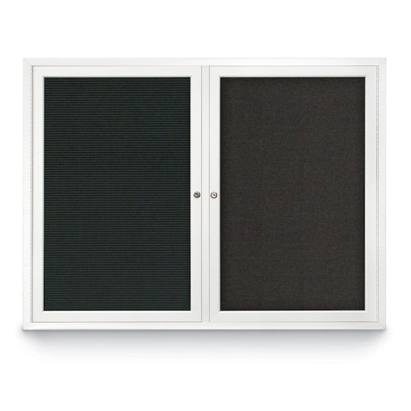 Corkboard, Cobalt/Black, 48" x 36"